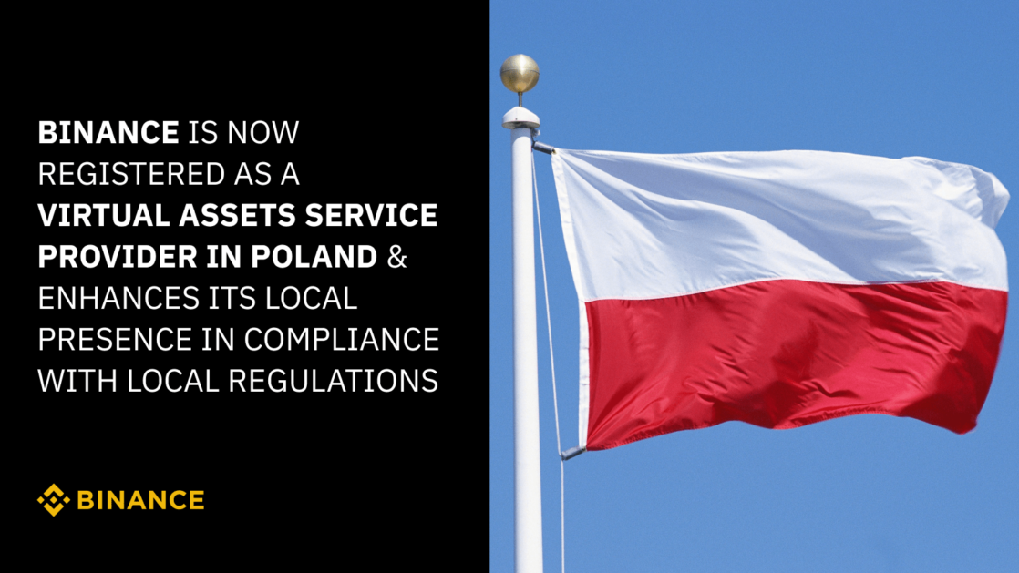 Usługi Binance w pełni zgodne z polskimi regulacjami
